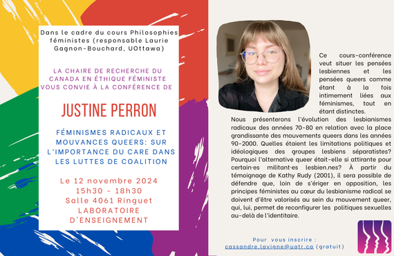 Conférence Justine Perron Conférence Justine Perron