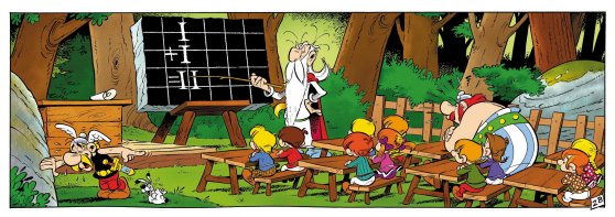 Obélix en classe