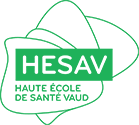 Haute école de santé Vaud (logo)