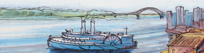 Fresque de Trois-Rivières