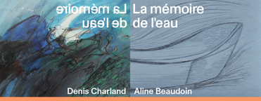 Carton d'invitation de l'expo à la galerie R3 La-mémoire-de-l'eau_carton