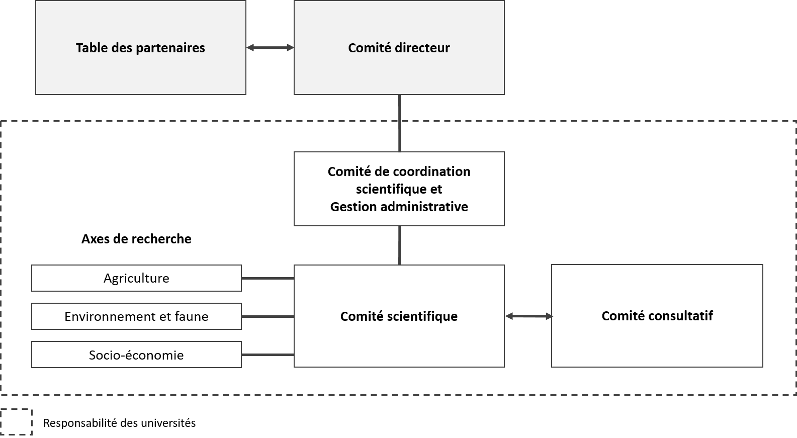 Structure de gouvernance simplifié