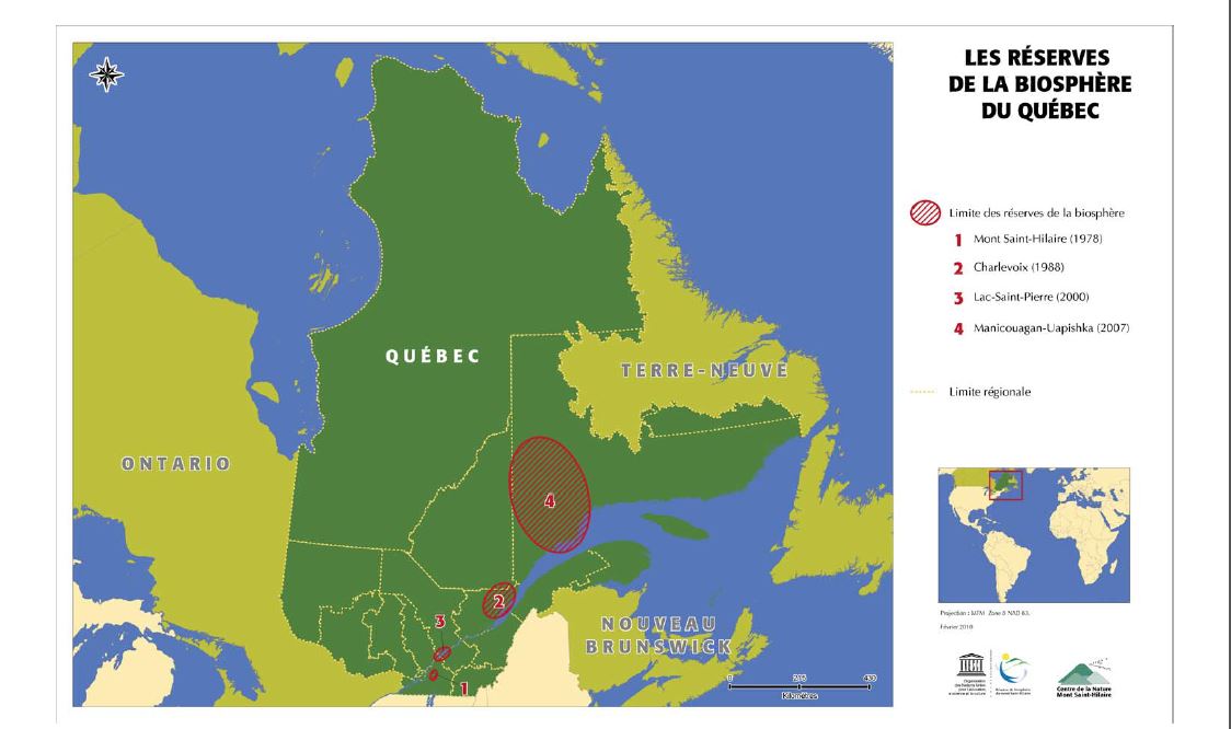 Carte réseau québécois RB 2010