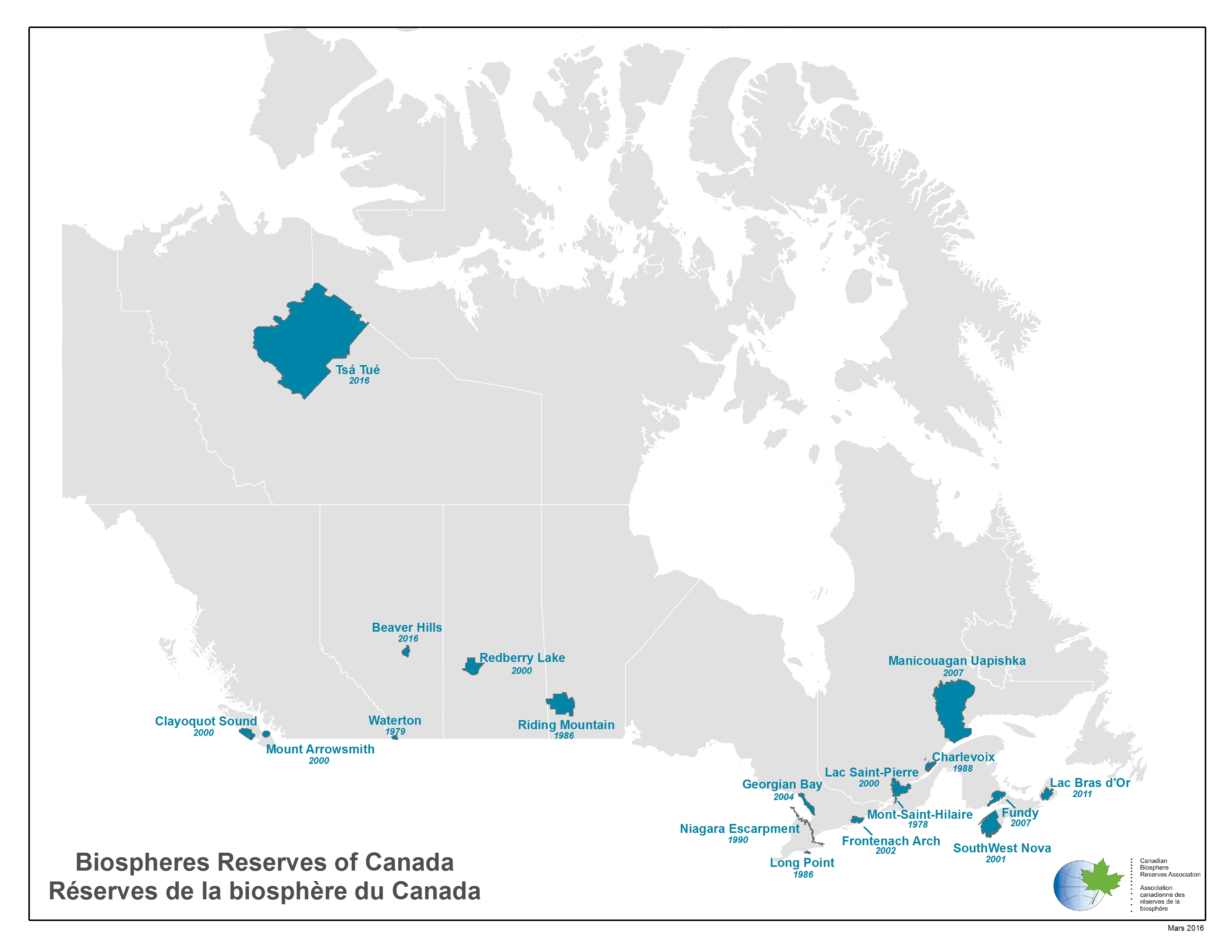 Carte réseau canadien 2016 HR