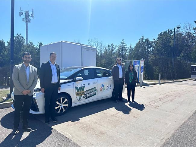 Professeur Nassim Noura lors de sa visite à l'UM6P au Maroc