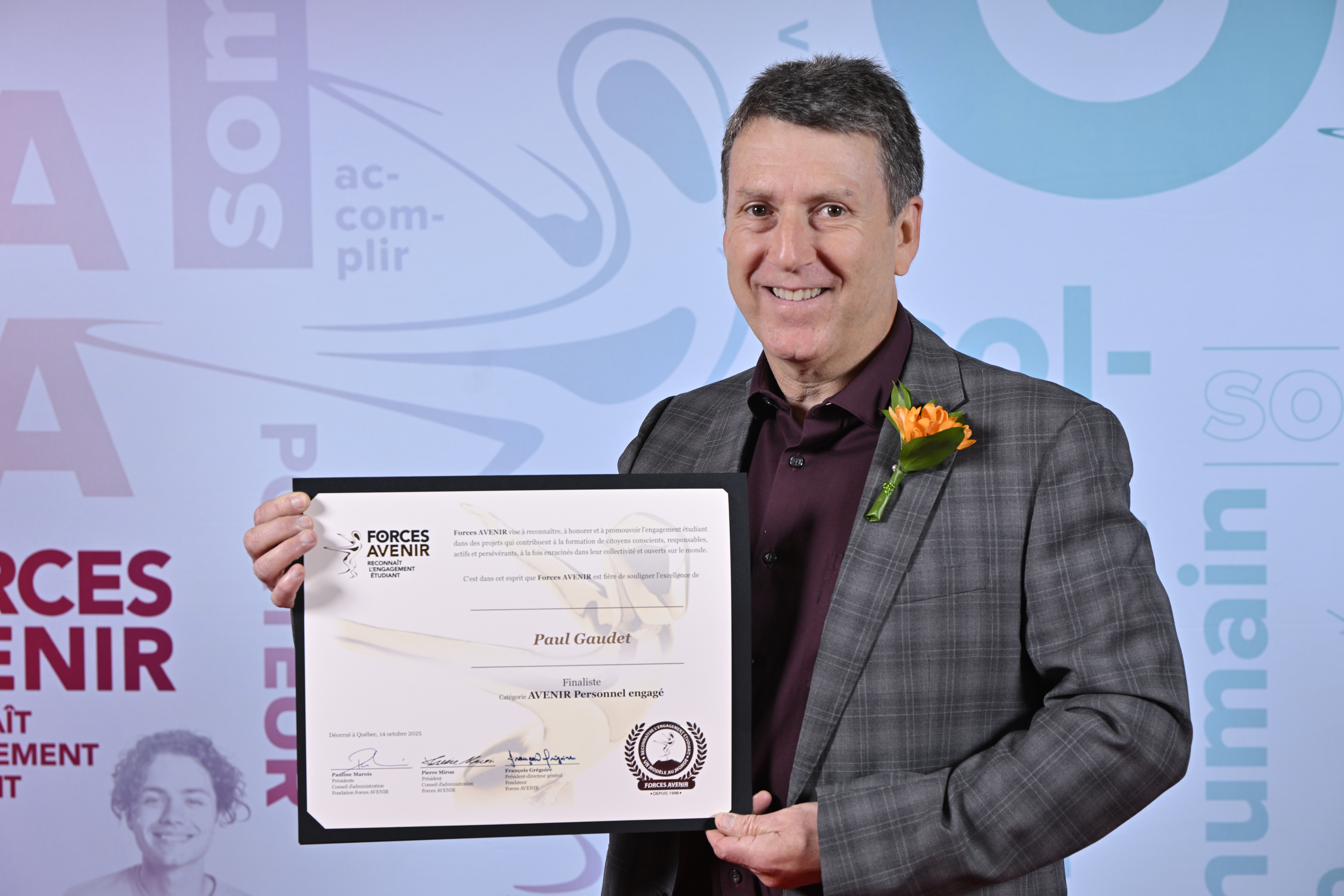 Paul Gaudet Forces avenir 2025