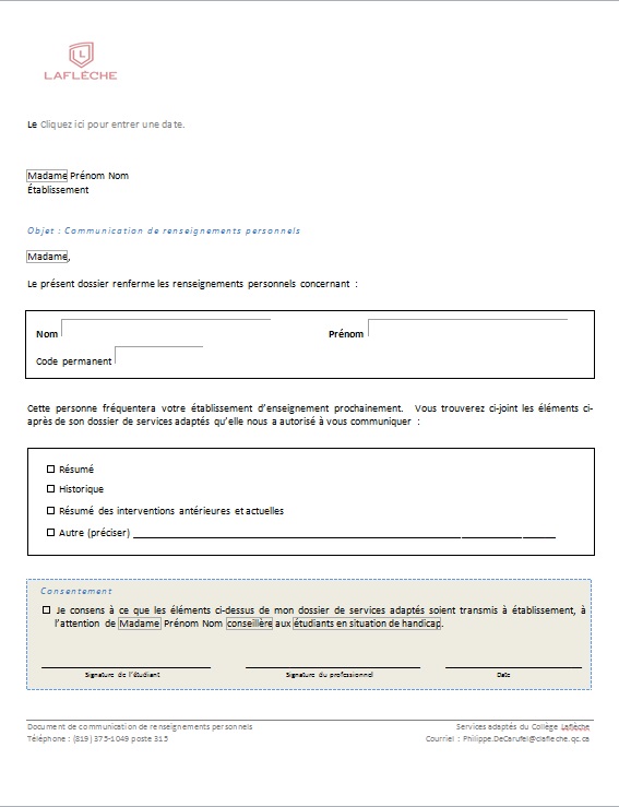 Transfert dossier