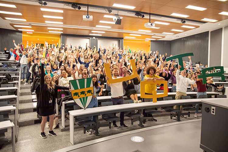 Étudiants internationaux sur le campus de l’UQTR