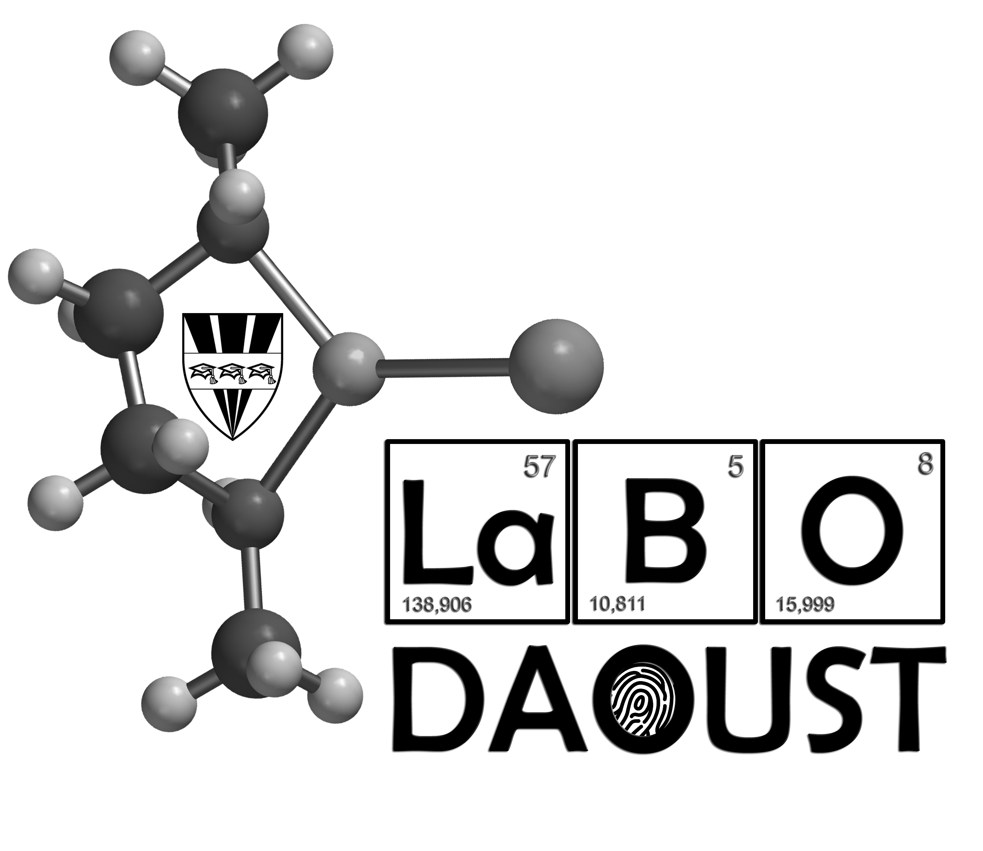 logo labo Daoust BW fond blanc jpg