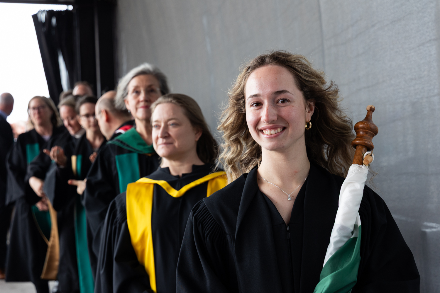 Étudiante de l'UQTR lors de la collation des grades