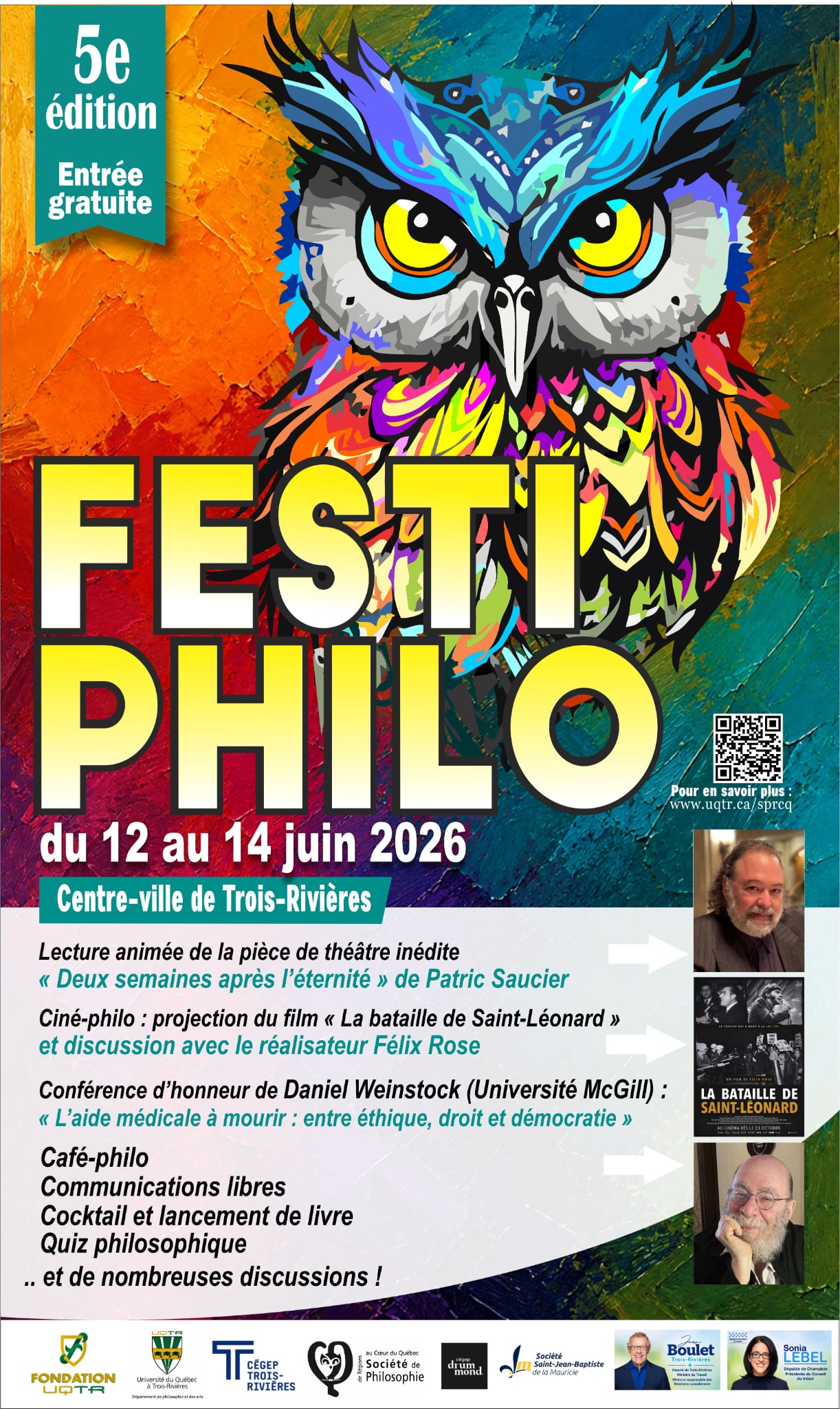 Affiche FestiPhilo 2026