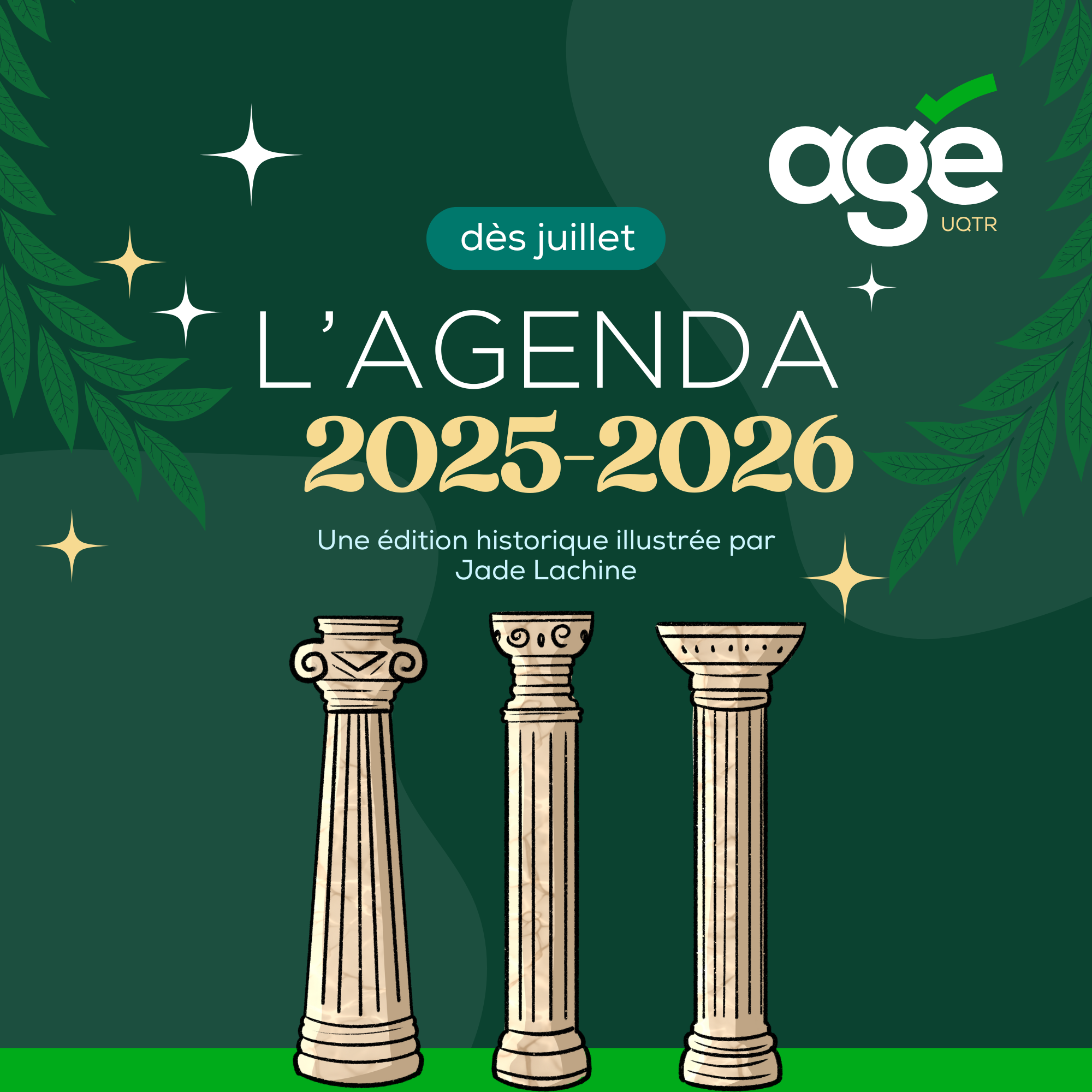 L’agenda 2024-2025 - dispo en juillet