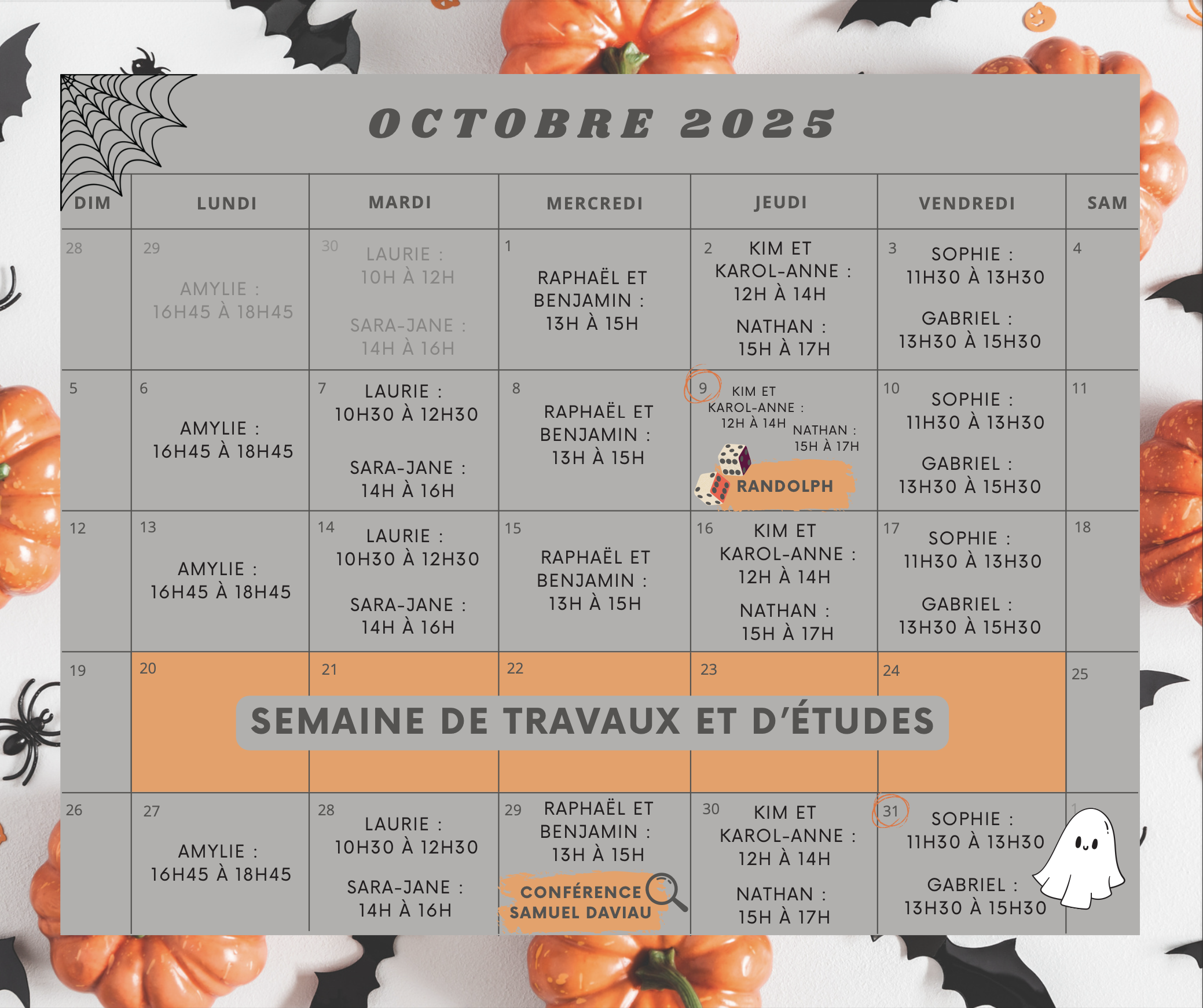 Permanence octobre 2025
