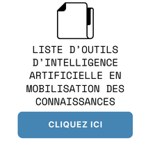 Liste D’outils d’intelligence artificielle en mobilisation des connaissances